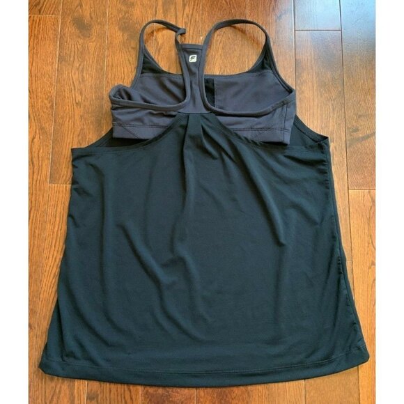Fabletics Norwalk Tank Top Built-in Shelf Bra Black Navy Size XS? - Picture 3 of 6